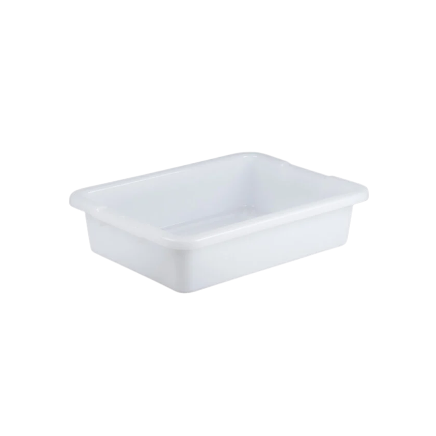 BUS BIN . WHITE – 20" X 15" X 5"