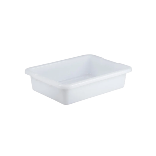 BUS BIN . WHITE – 20" X 15" X 5"