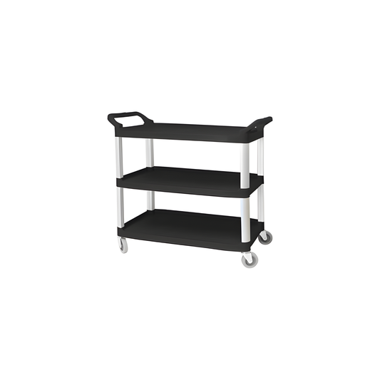 TROLLEY 3–TIER BLACK