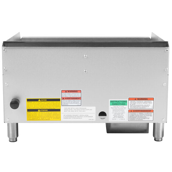 PLAQUE À CUISSON 24", HI-LO, 50 000BTU, GAZ/NAT