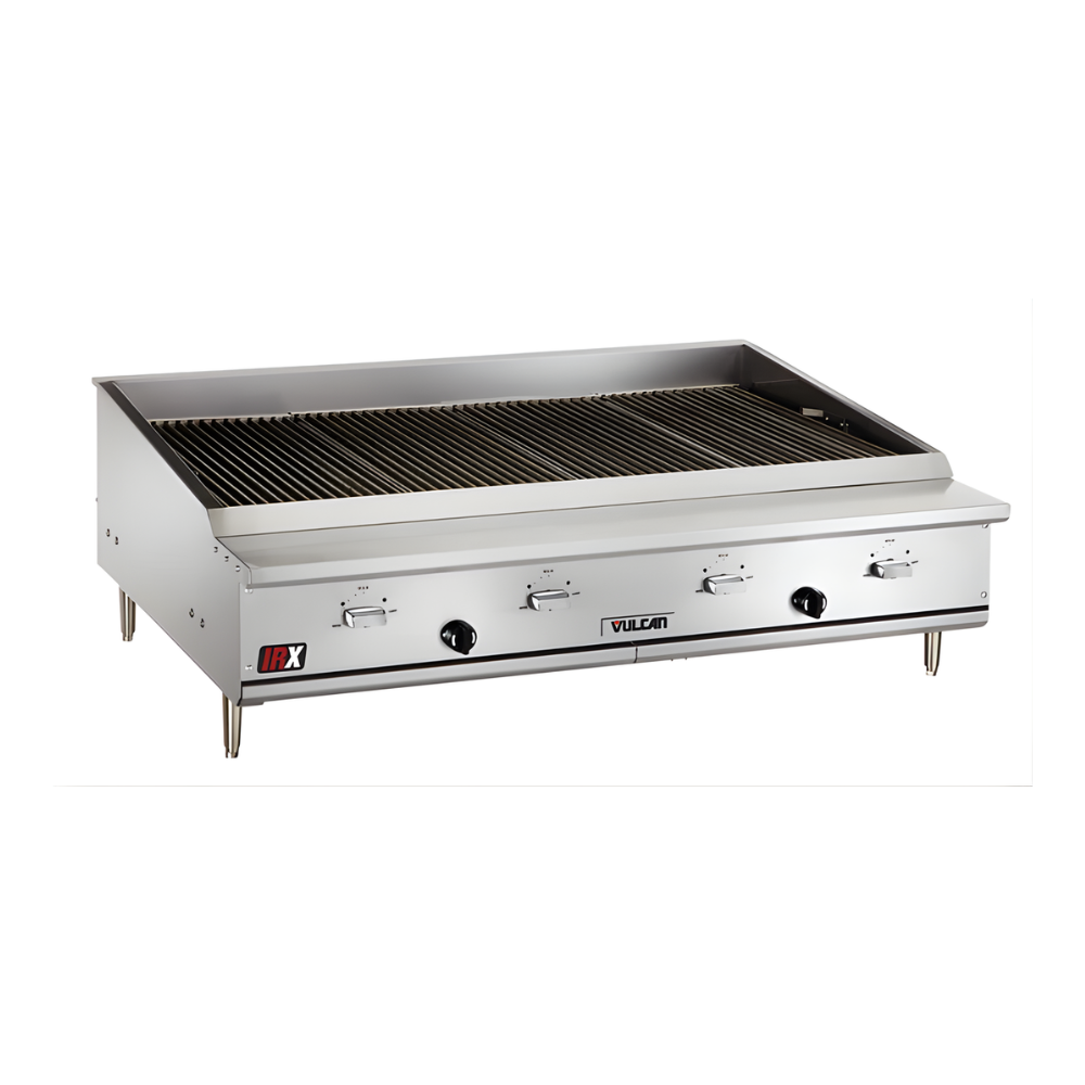 CHARBROILER 48", INFRARED, 4 BURNERS, 88 000BTU, NAT/GAS