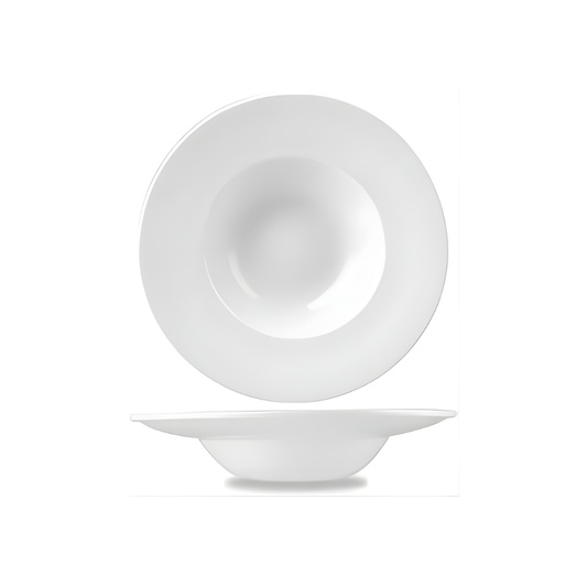 ASSIETTE CREUSE BORDURE LARGE 9.5"/10 OZ