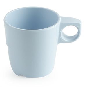 Tasse à café en mélamine, 285ml, bleue