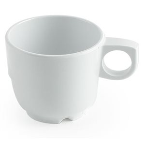 Tasse À Café En Mélamine Blanche 227ml