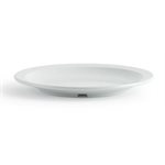 Melamine Round Plate, 8", White