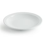 Assiette Ronde En Mélamine Blanche 16.5cm