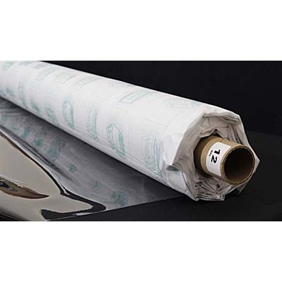 Tabletop / Liner Clear with Green paper interfaced, 54" x 25 YD