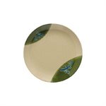 Plate, Round, Wide Rim, 10.5" Diameter, Melamine, Beige