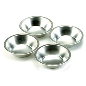 5" Tin Pie Pans, Set of 4