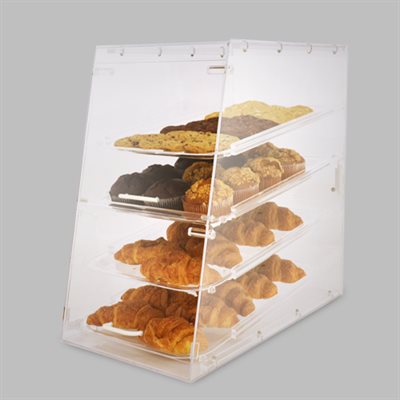 Case, Pastry Display, 4 Trays, W/ Front and Rear Door