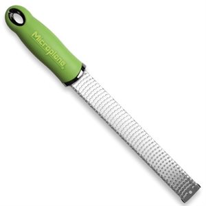 Zester/Grater, 12" Length, Green Handle, "Microplane Premium"