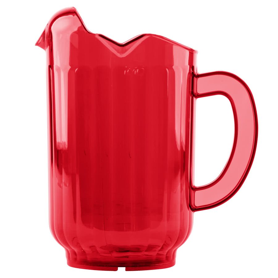 Pichet Traex® Tuffex™ Rouge Rubis, 1.8L en Polycarbonate