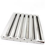 Baffle Filter, Galvanized Steel, 25"H X 20"W, "Kason"