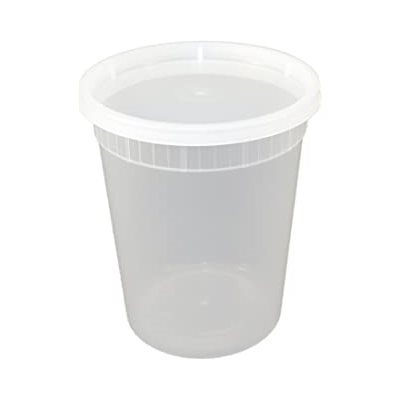 32OZ TAKEOUT SOUP CONTAINER W/LID - 24/PACK