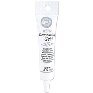 Decorating Gel, White, 21g / 0.75 Oz