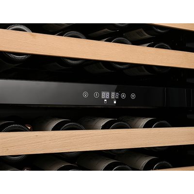 Built-In/Freestanding Stainless Steel Wine Cellar 24" , 46 Bottles Capacity, Two(2) Temperature Zones