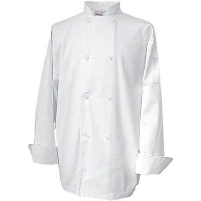 Veste De Cuisinier, Taille Moyenne, Blanc, "Economy Basic"