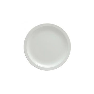 Plate, Round, Narrow Rim, Buffalo Bright White, 6.5" Dia, 3 Dz