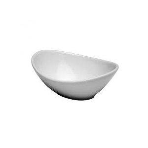 Bowl, Oval, Buffalo Bright White, 9.5 Oz / 281 ML, 6.25" Dia, 3Dz