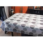 Nappe de Table "Ovale Noir", 54 Po x 20 Mètres