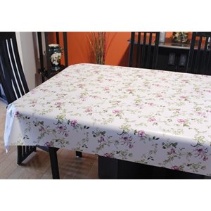 Nappe de Table "Fleur Pourpre", 54 Po x 20 Mètres