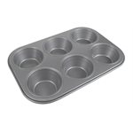 Moule A Muffins En Aluminium, 6 Fentes, Antiadhésif