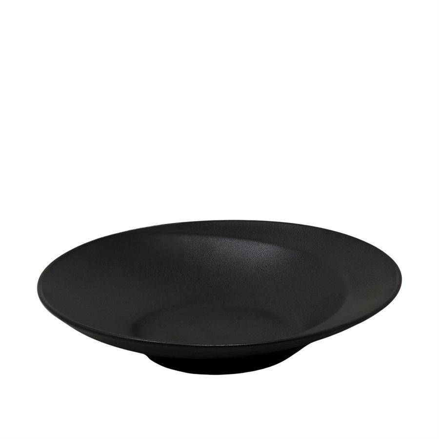 Round Spiral Pasta Plate 10.4" , Black