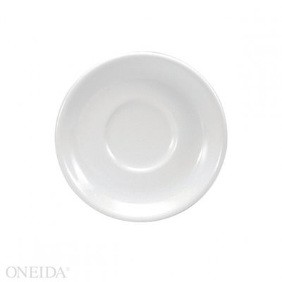 Saucer, Round, Buffalo Bright White, 6" Dia, 3Dz