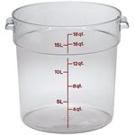 Cambro RFSCW18135 18 Qt. Round Food Storage Container - Clear