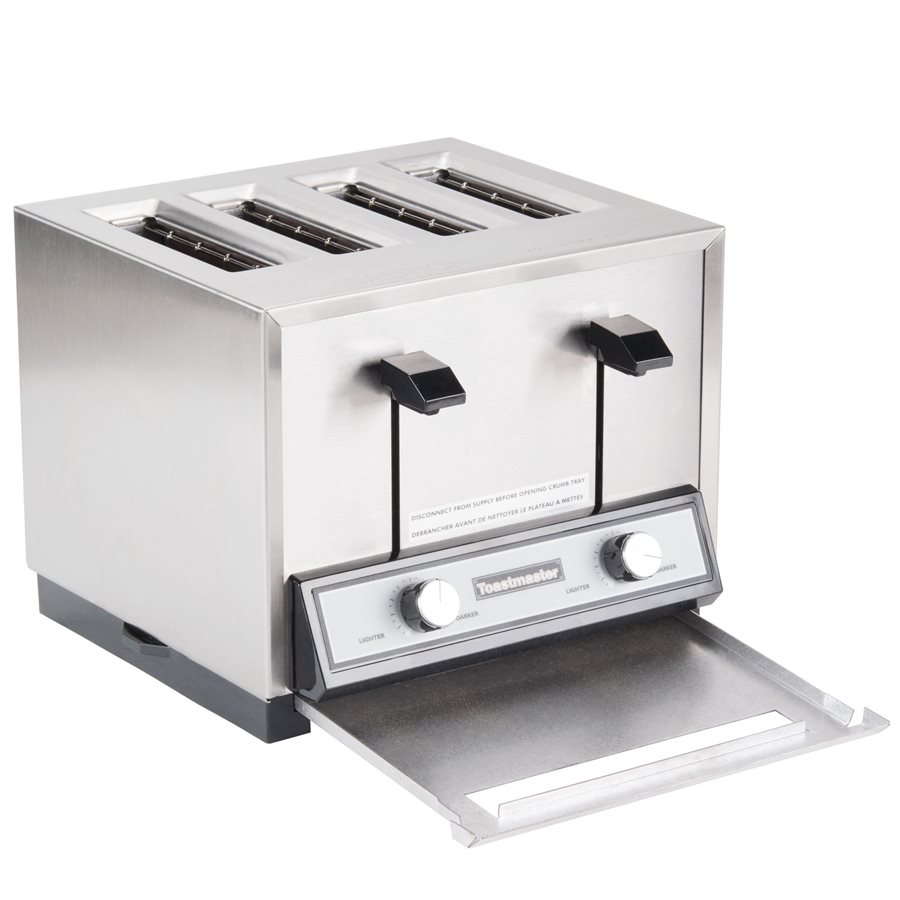 Commercial Toaster, 4 Slots, 300 Slices/Hr, 208/240V, 60Hz/1 Ph